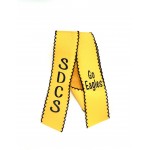 St. Dominic’s (Yellow Gold) / Navy Pico Stitch Ribbon 